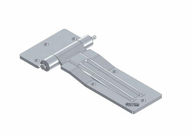 Heavy duty side hinge for large doors