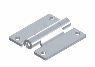 Heavy duty flat side door hinge for medium sized doors (1)