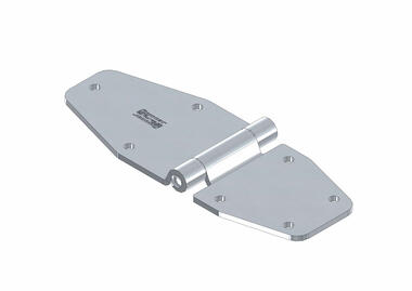 Heavy duty side flat hinge for medium doors