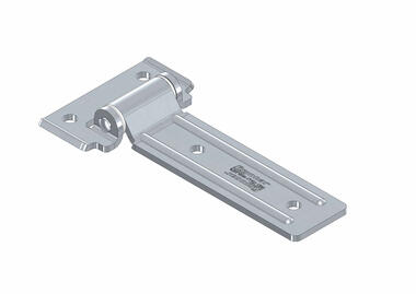 Polished stainless steel hinges