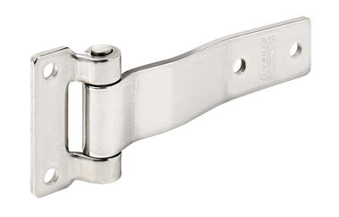 Polished stainless steel hinges