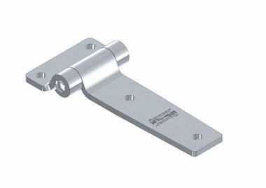 Polished stainless steel hinges