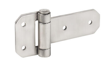 Polished stainless steel hinges