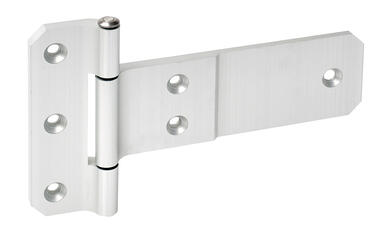 Anodized aluminium hinge,with stainless steel pin and nylon bushes (1)