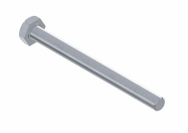 Axe inox  fileté à tête hexagonale HK HM10-180