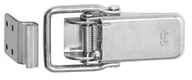 Zinc plated trunk fastener without padlock with hook