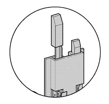 Pène de remplacement pour poteau KINNEGRIP K20 avec kinnetop (1)