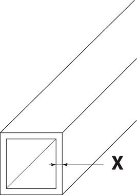 End cap for tubes thickness X (2)