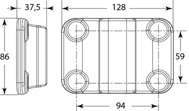 Bracket to screw for rings (2)