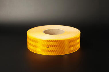 Yellow self adhesive security line ECE 104