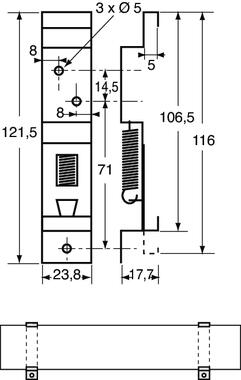 Stainless steel number plate holder (2)