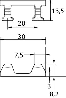 Obturateur de moulure passe-fil pour 4052330 (2)