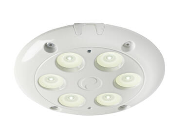 IRIZIUM AX 1000 White external 6 led aluminium ceiling light