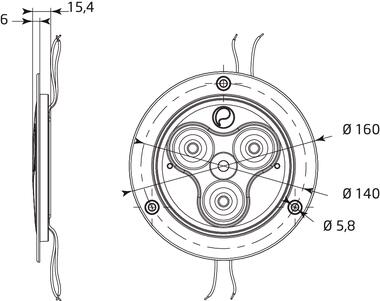 IRIZIUM PR 500 IR Plafoniera incassata con sensore di movimento (2)