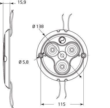 IRIZIUM PX 500 Plafón en aplique (2)