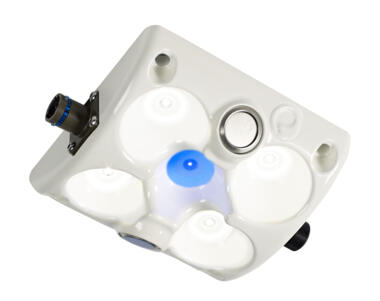 "Plafonnier tactique LED DM-CL Défense – Boîtier aluminium en vert/sable/noir/blanc, 
IP67, mode blackout, rouge, bleu ou vert"