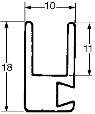 Aluminiumprofil, eloxiert