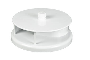 White ABS rotary ventilator