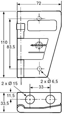 TIR Plombenabdeckung, grauer Kompositwerkstoff (2)