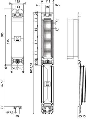 OXZY Lüftungsklappe für Wandstärken von 60 bis 110 mm (2)