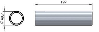 Connector for tubular hook rail Ø60 (2)