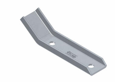 Weld-on support bracket for lateral tube (1)