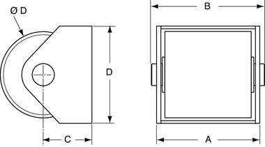 Rouleaux de benne avec bague plastique PA6 (2)