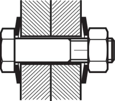 Satz mit 34 Schrauben für die Verbindung Querträger / Fahrwerk 19T und 26T