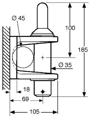 98 Towing jaw with pin Ø 35 (2)