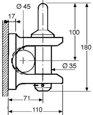 98 K Towing jaw, pin Ø 35 (2)