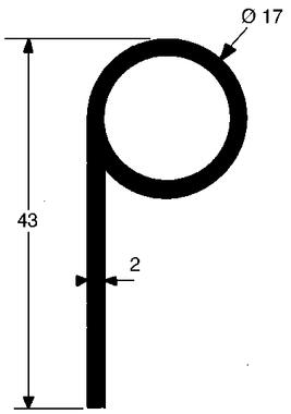 Joint EPDM Ø17 mm - 43 mm x 25 m (1)