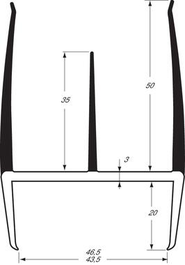 Dual-hardness PVC