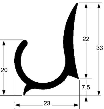 Perfil vierteaguas aluminio bruto (1)