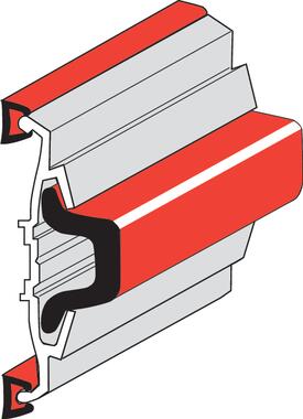 Schutzprofil, Aluminium, eloxiert, farblos