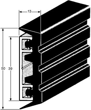 Galón EPDM 18x58 mm negro