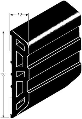 Profil protection PVC semi-rigide noir adhésif (1)