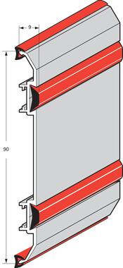 Anodized aluminium profile