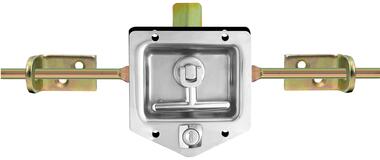 Stainless steel paddle lock, key operated (1)