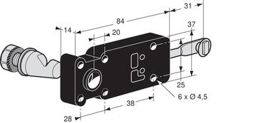 Slam latch bracket delrin and geomet steel keeper cone (2)