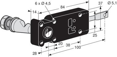 Slam latch bracket delrin and geomet steel keeper cone (2)