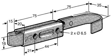 Loqueteau zingué tige 75mm (2)