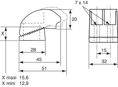 Schließkeil, Zamak für 2344550 (1)