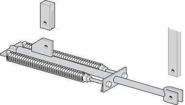 Compensatore di sollevamento, modello piccolo con 2 molle per ponti da 100 kg maxi