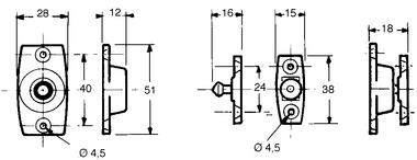 Polished aluminium socket (2)