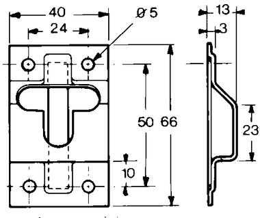 Türhalter-Gegenhalter (2)