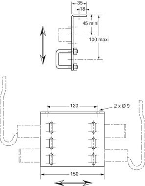 Escuadra para retén de puerta (2)