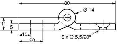 Charnière aluminium anodisé (3)