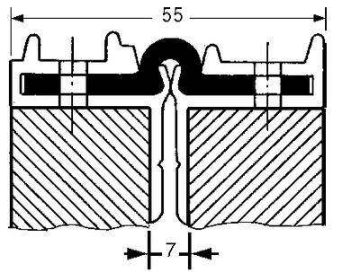 Aluminium continuous hinge, 180° opening (2)