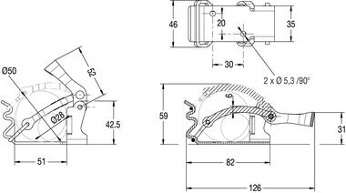 Support porte outils pour Ø28 à Ø50 mm (2)