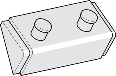 Counter bearing, welded untreated steel (1)